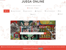 Tablet Screenshot of juegaonline.org